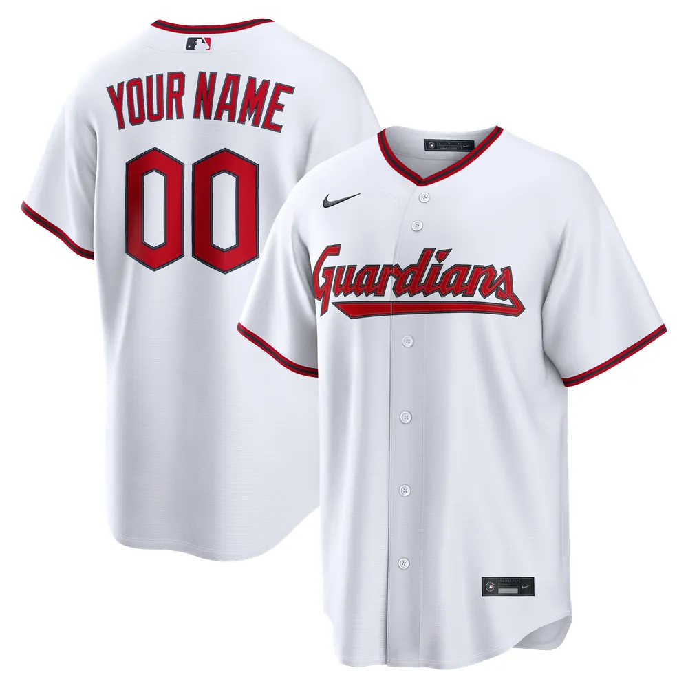 Cleveland Guardians Nike Home Replica Custom Jersey - White