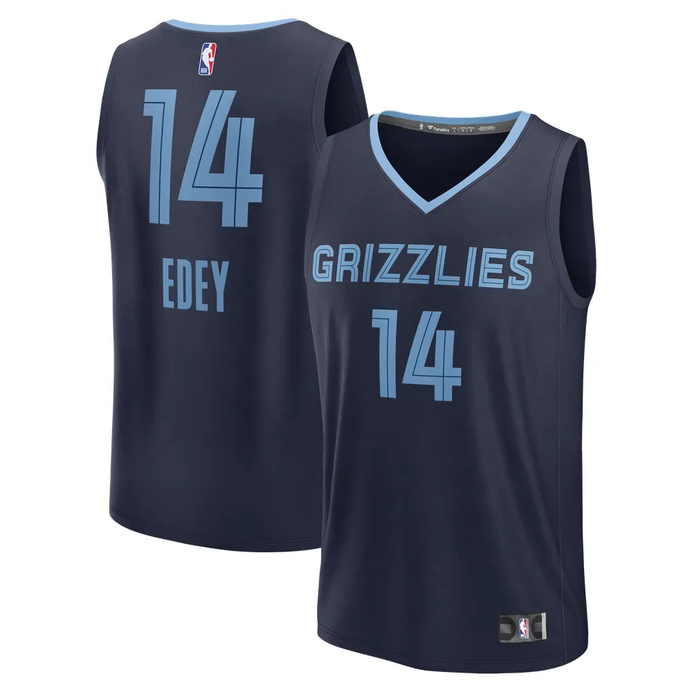 Zach Edey Memphis Grizzlies Fanatics Fast Break Replica Jersey - Icon Edition - Navy