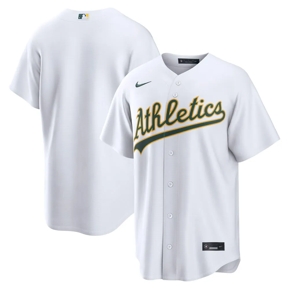 Athletics Nike Home Replica Jersey - White