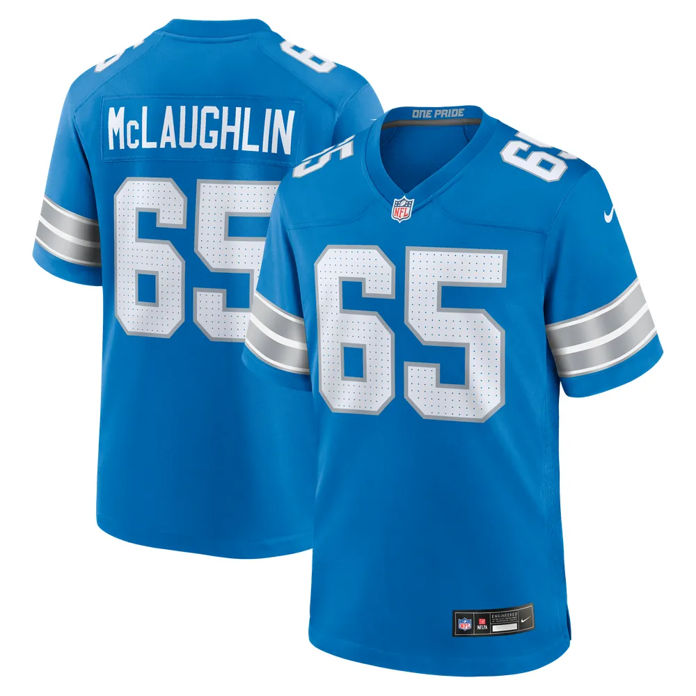 Seth McLaughlin Detroit Lions Nike Team Game Jersey -  Blue