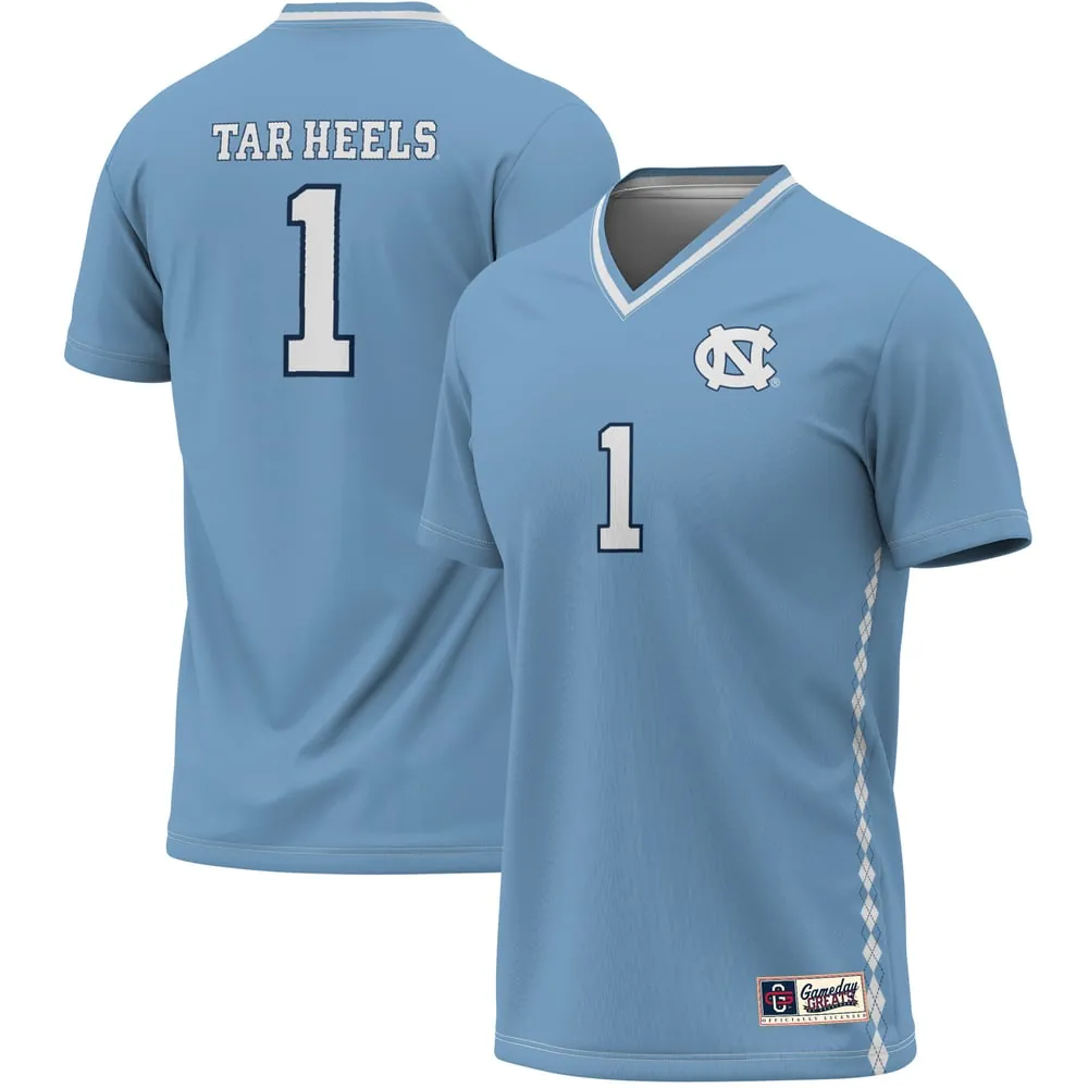 #1 North Carolina Tar Heels GameDay Greats Lightweight Soccer Fashion Jersey - Carolina Blue