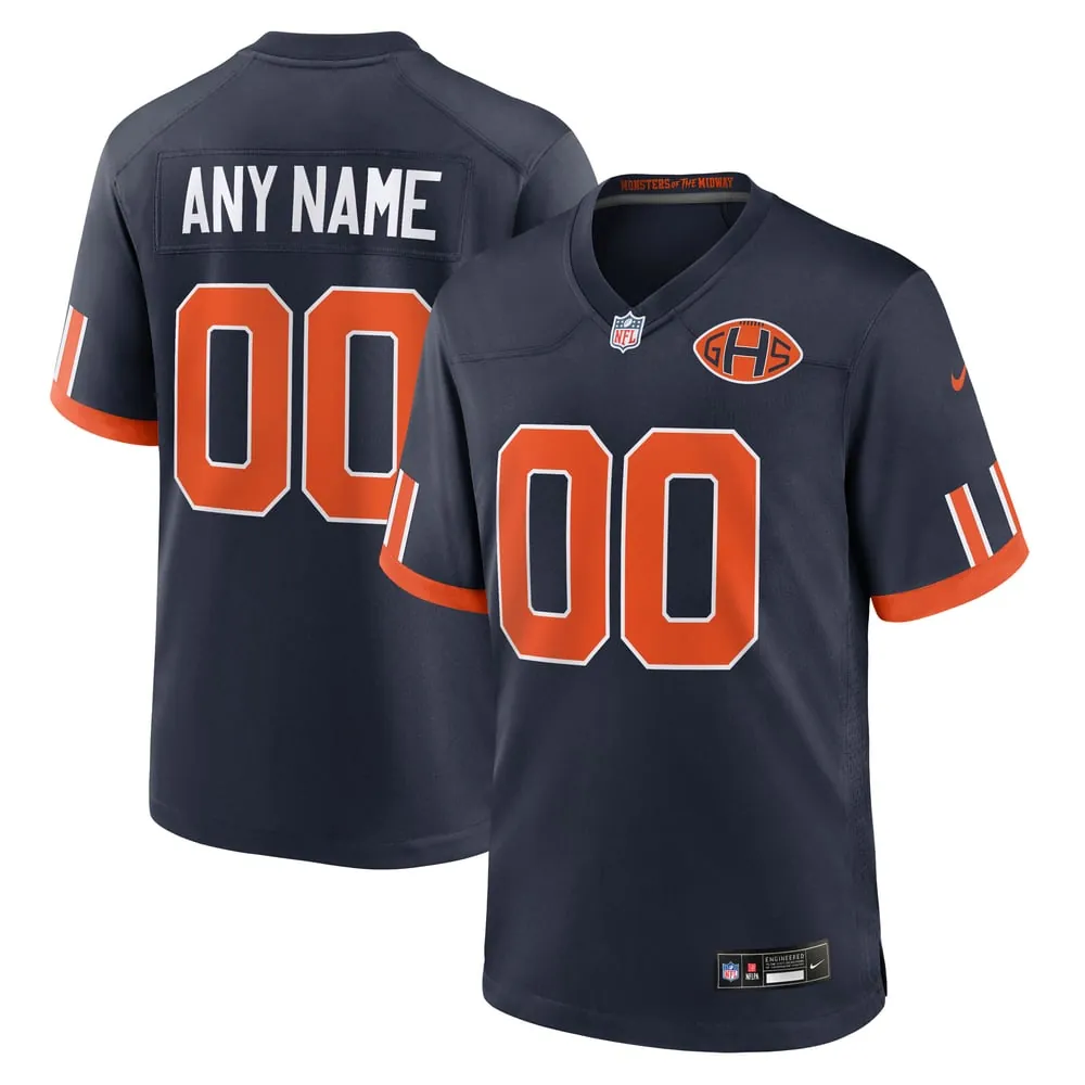 Chicago Bears Nike 2026 Rivalries Collection Game Custom Jersey - Navy