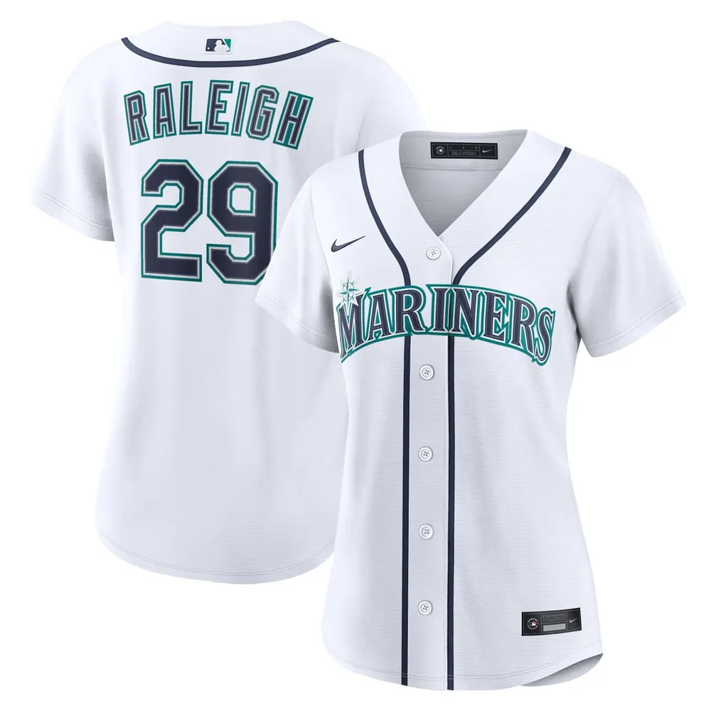 Cal Raleigh Seattle Mariners Nike Women's Home Replica Jersey - White