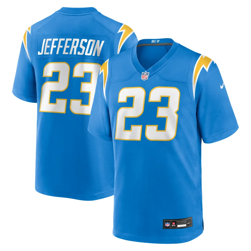 Tony Jefferson Los Angeles Chargers Nike Team Game Jersey -  Powder Blue