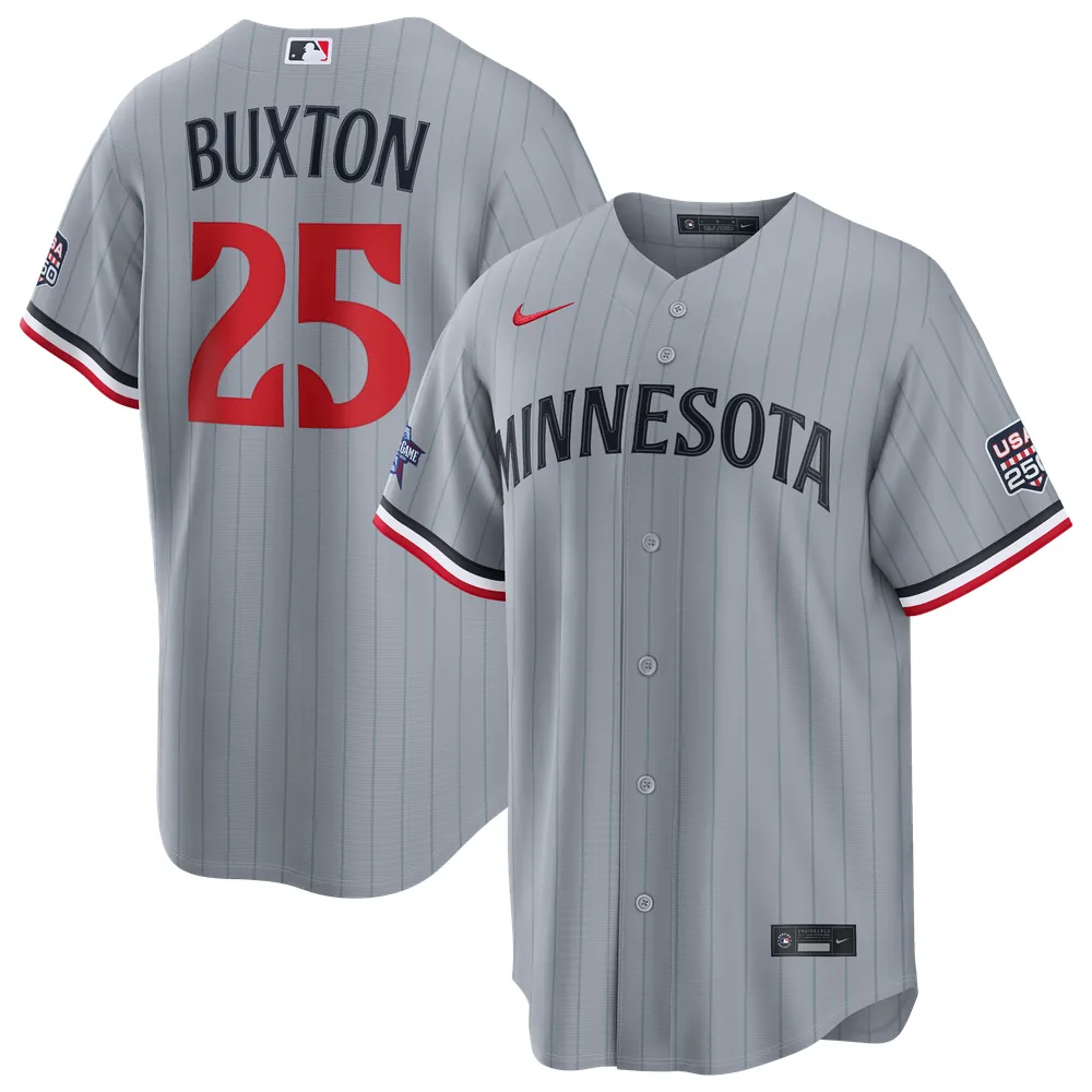 2026 All-Star Game Minnesota Twins Byron Buxton Nike Gray Replica Jersey