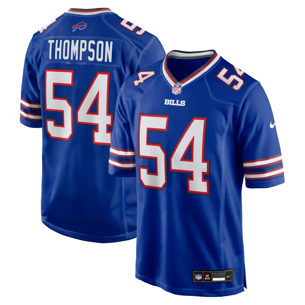 Shaq Thompson Buffalo Bills Nike Team Game Jersey - Royal