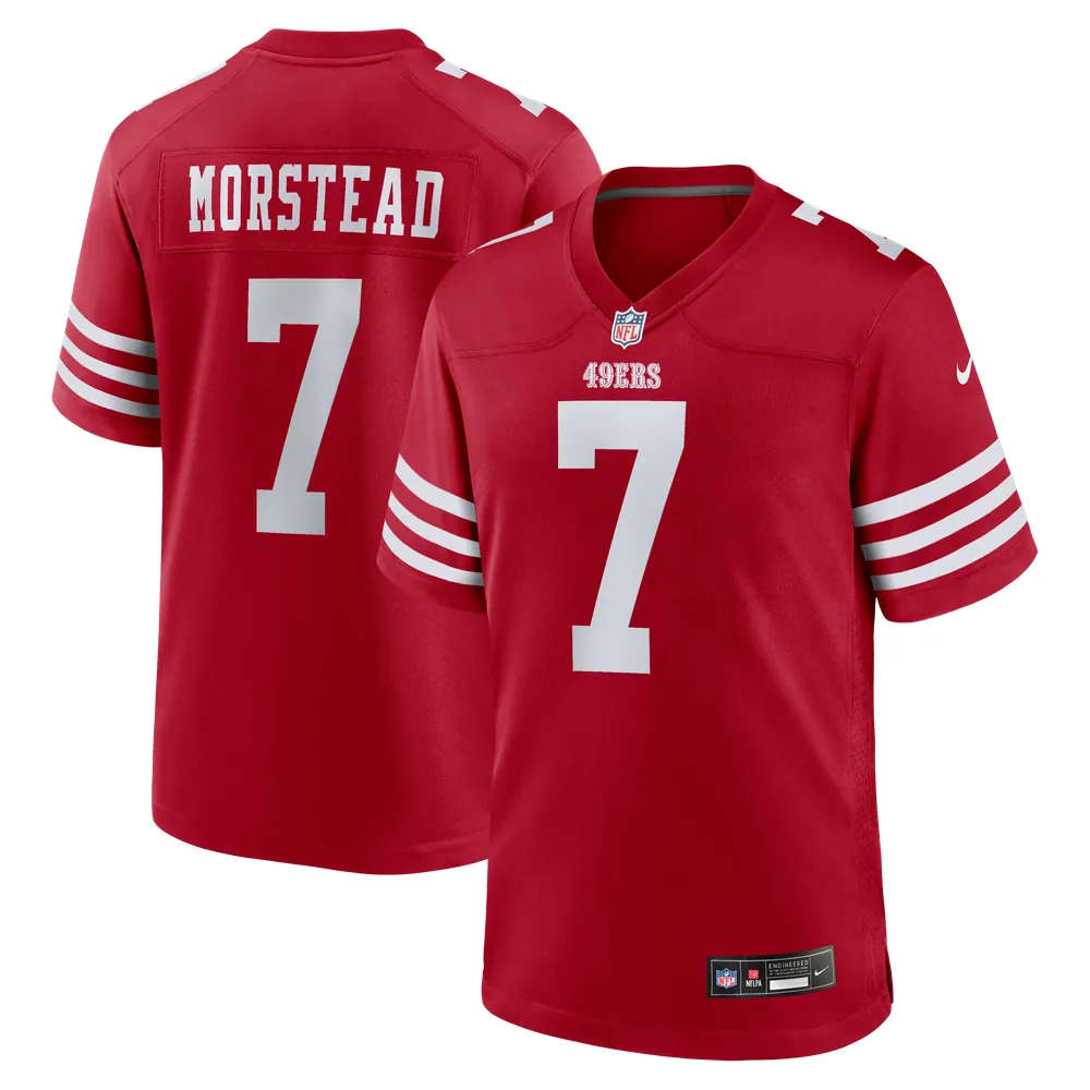Thomas Morstead San Francisco 49ers Nike Team Game Jersey -  Scarlet