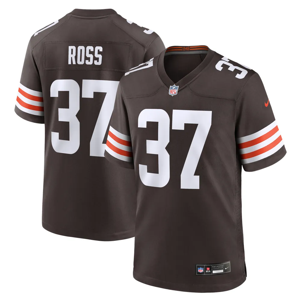 D'Angelo Ross Cleveland Browns Nike Team Game Jersey - Brown