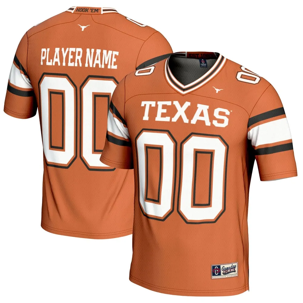 Texas Longhorns GameDay Greats Youth NIL Pick-A-Player Football Jersey - Texas Orange