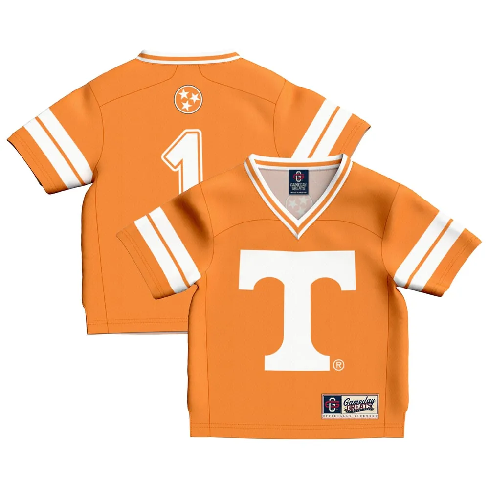 #1 Tennessee Volunteers GameDay Greats Infant Lightweight Collegiate Football Fashion Jersey - Tennessee Orange