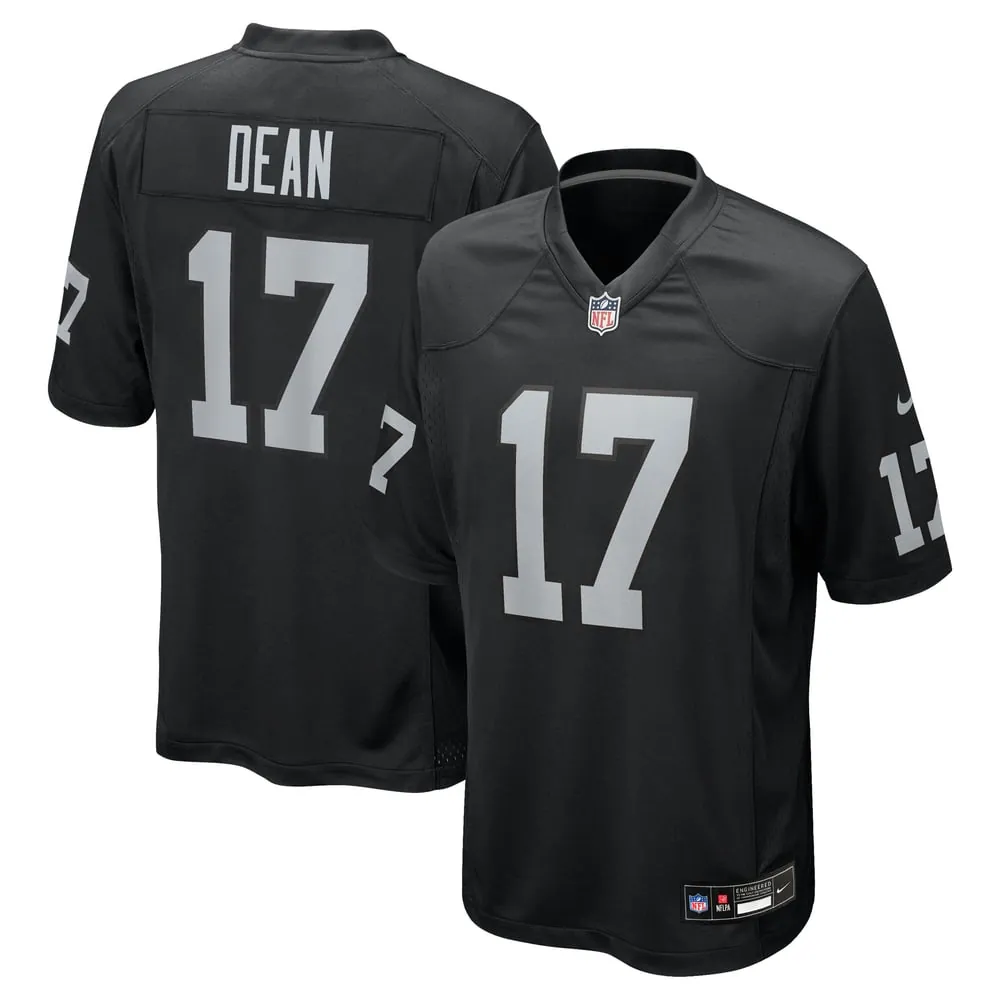 Nakobe Dean Las Vegas Raiders Nike Team Game Jersey -  Black