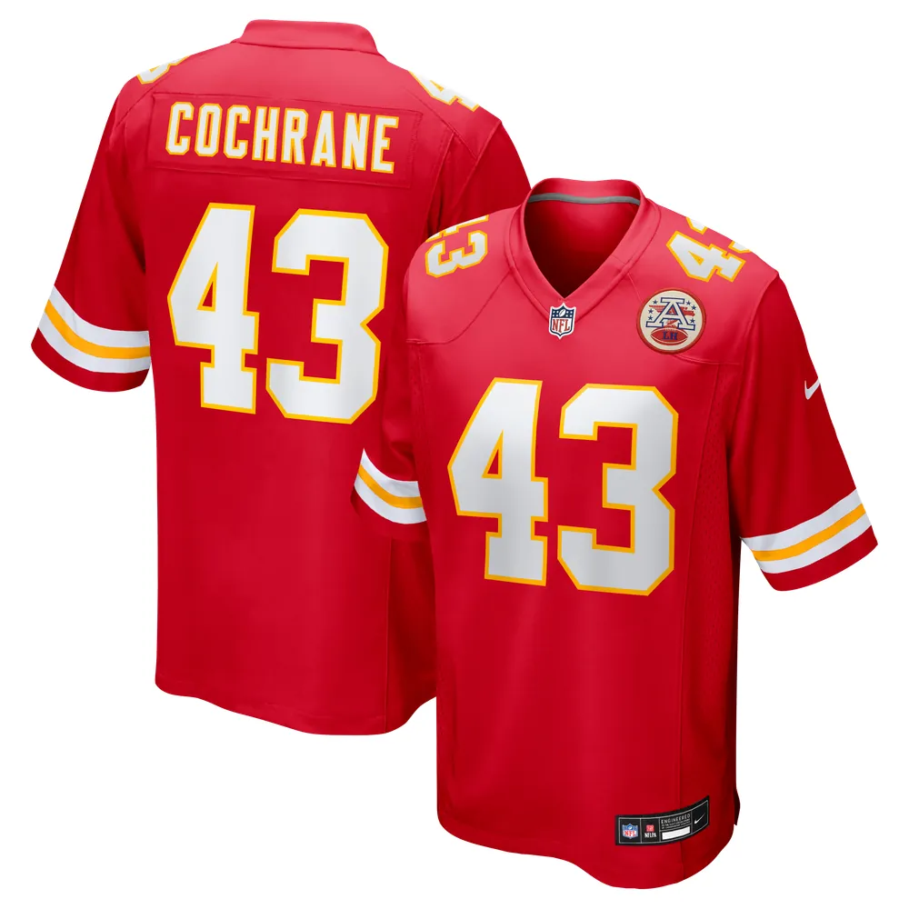 Jack Cochrane Kansas City Chiefs Nike Game Player Jersey - Red