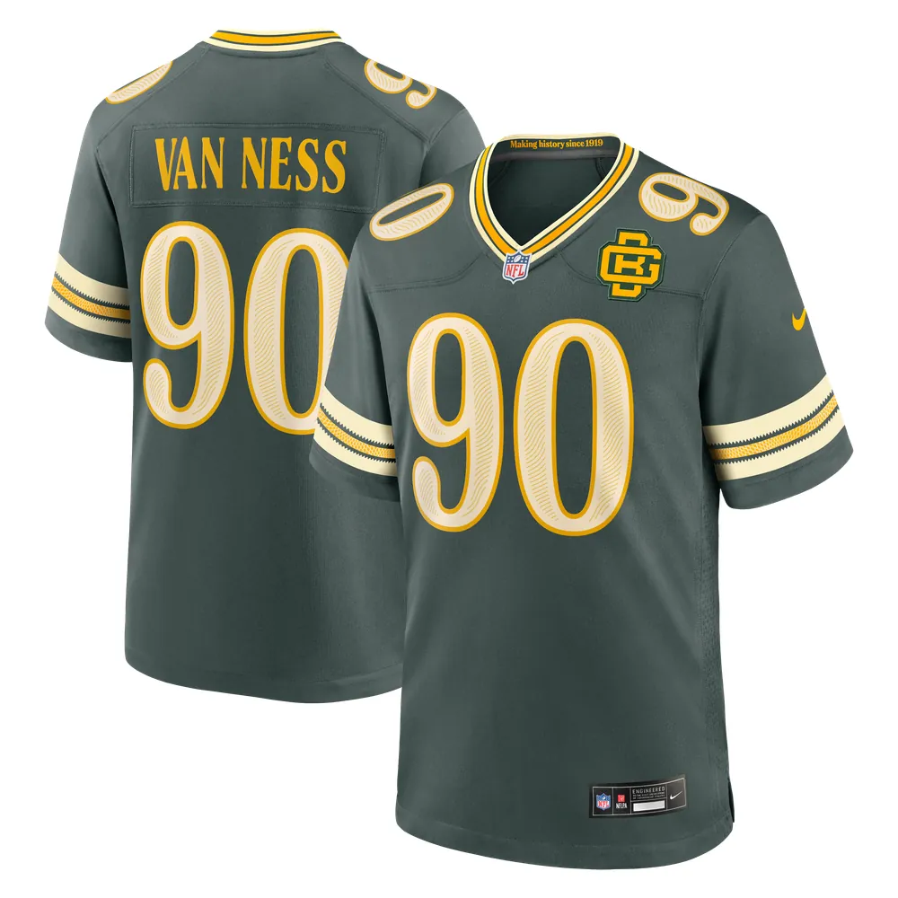 Lukas Van Ness Green Bay Packers Nike 2026 Rivalries Collection Game Jersey - Green
