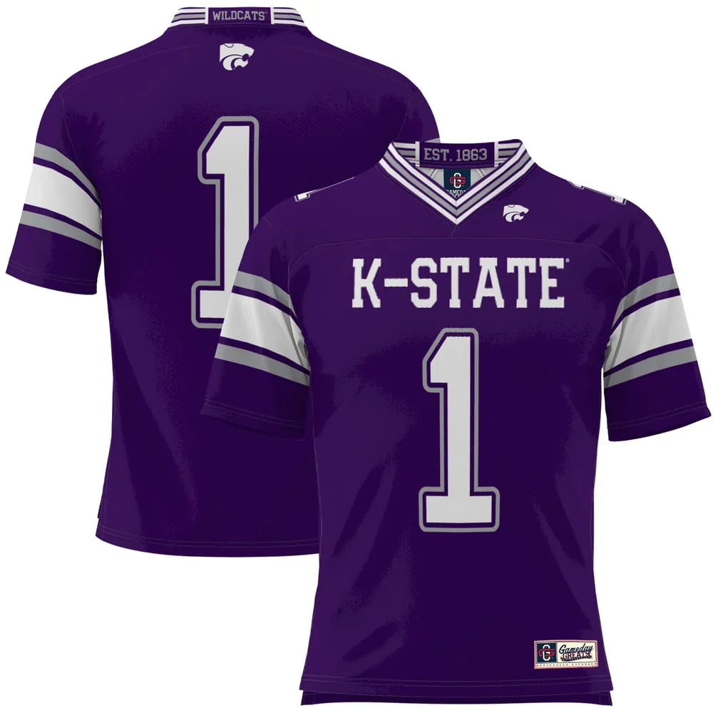 #1 Kansas State Wildcats GameDay Greats Football Jersey - Purple