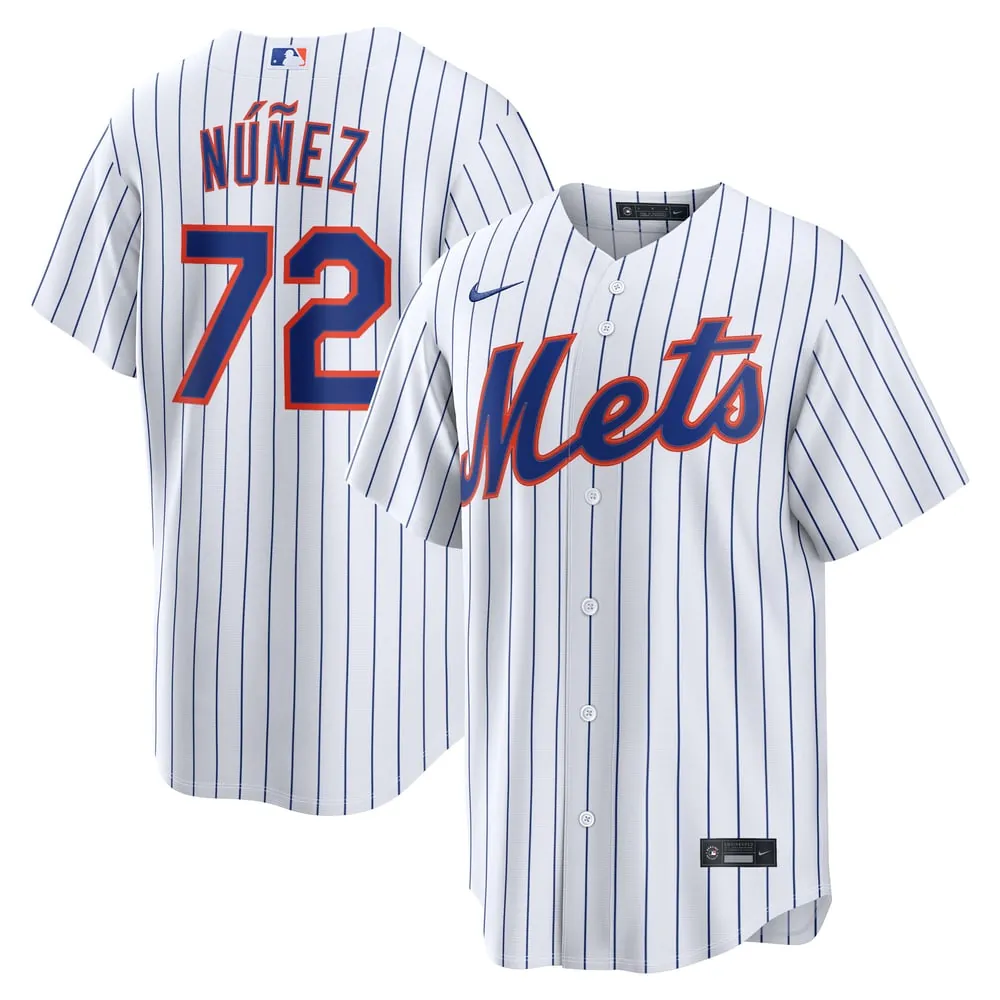 Dedniel Núñez New York Mets Nike Home Replica Jersey - White