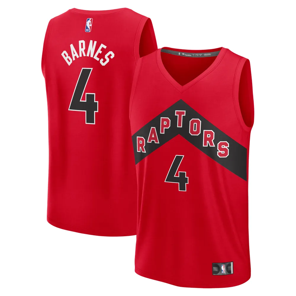 Scottie Barnes Toronto Raptors Fanatics Fast Break Replica Jersey - Icon Edition - Red