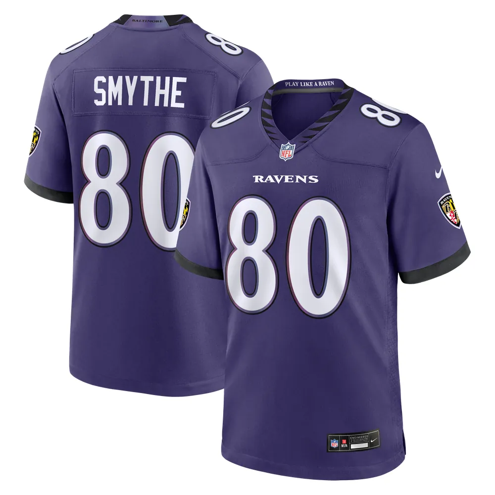 Durham Smythe Baltimore Ravens Nike Team Game Jersey - Purple