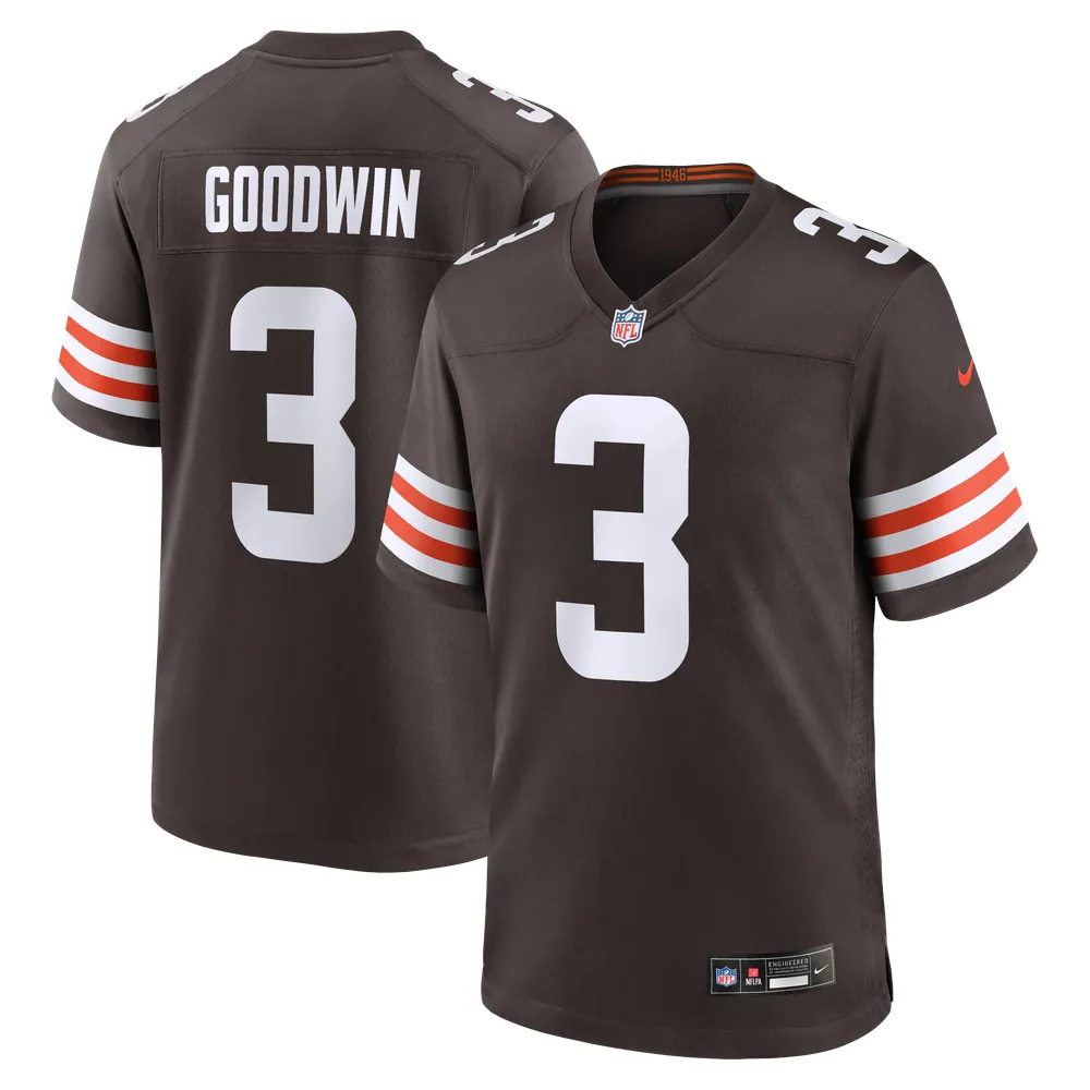 Marquise Goodwin Cleveland Browns Nike Team Game Jersey -  Brown