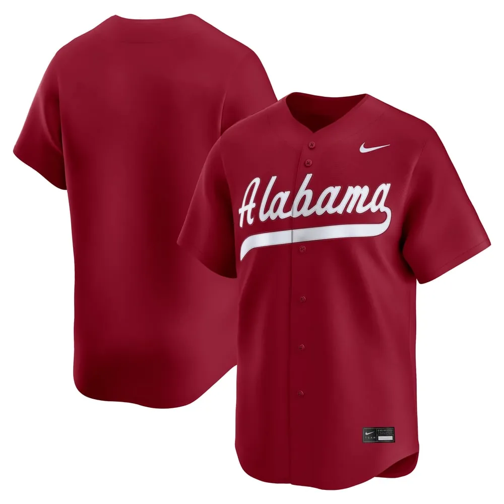 Alabama Crimson Tide Nike Baseball Limited Jersey - Crimson
