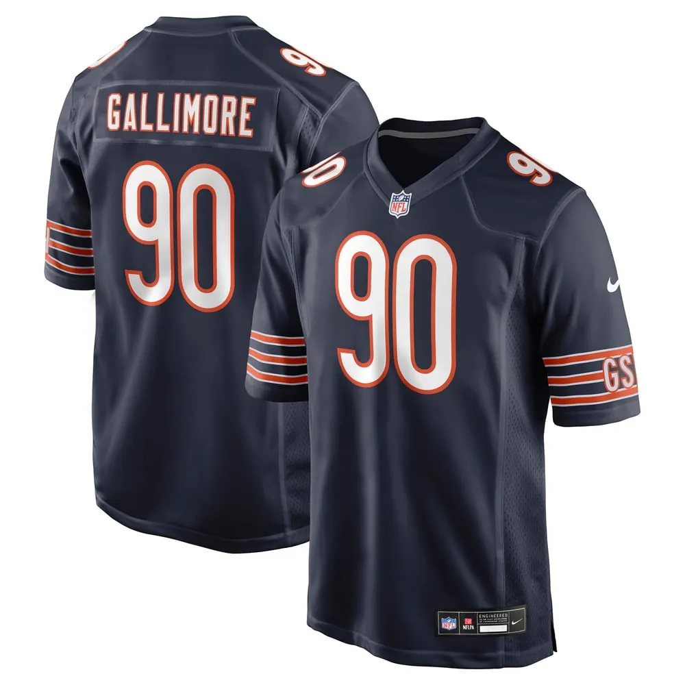 Neville Gallimore Chicago Bears Nike Team Game Jersey -  Navy