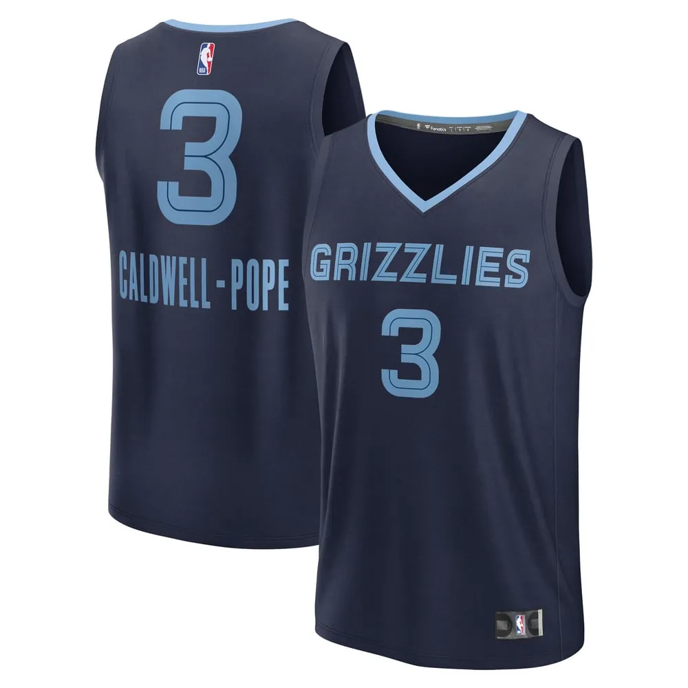 Kentavious Caldwell-Pope Memphis Grizzlies Fanatics Fast Break Replica Player Jersey - Icon Edition - Navy