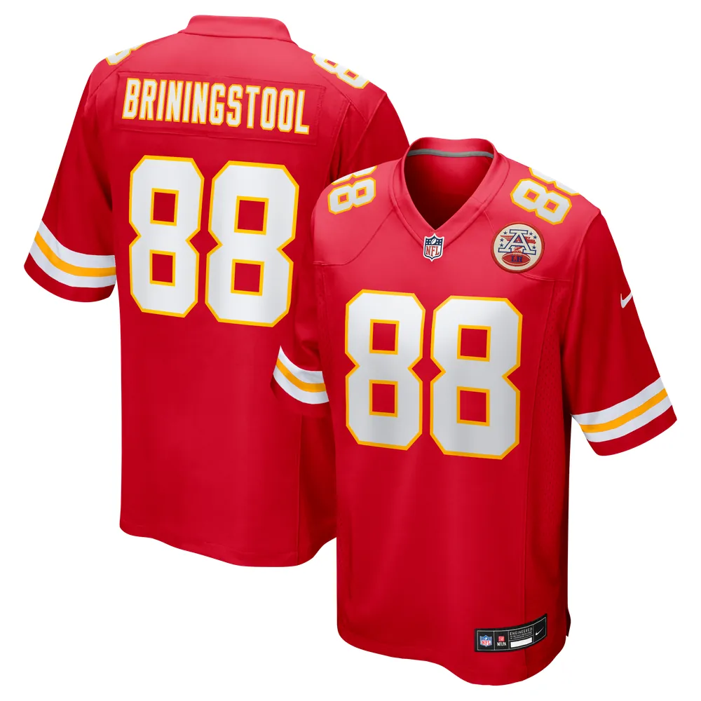 Jake Briningstool Kansas City Chiefs Nike Team Game Jersey -  Red