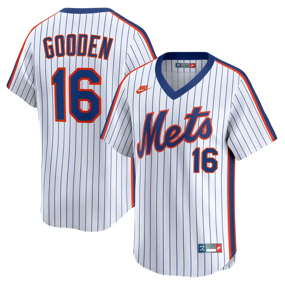 Dwight Gooden New York Mets Nike Cooperstown Collection Limited Jersey - White