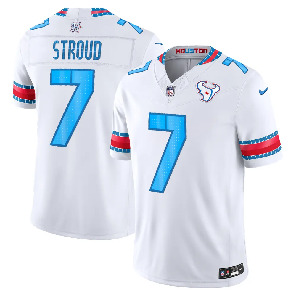 C.J. Stroud Houston Texans Nike 2026 Rivalries Collection Stitched Limited Jersey - White