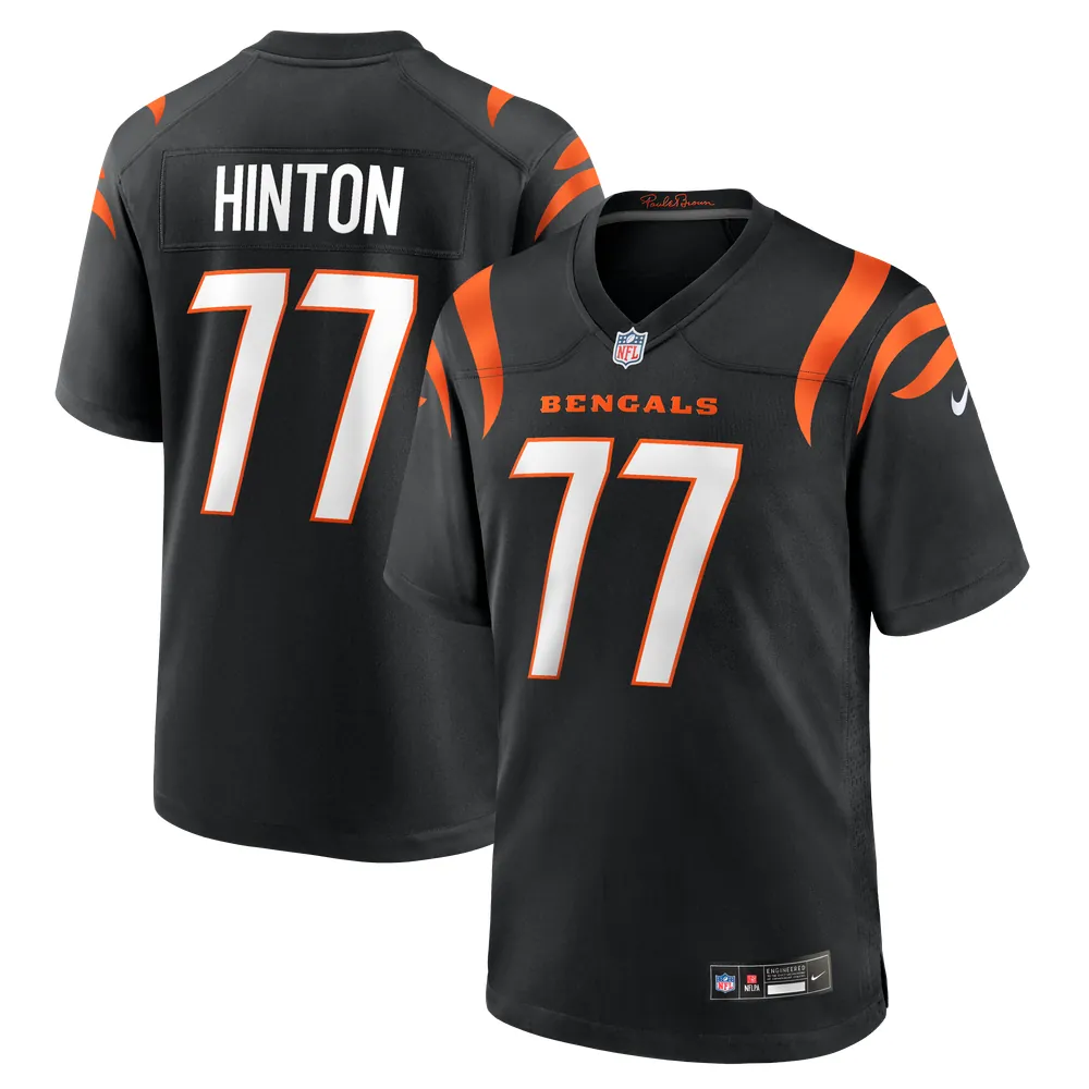 Myles Hinton Cincinnati Bengals Nike Team Game Jersey - Black