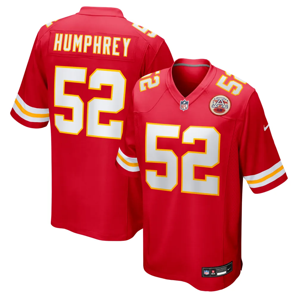 Creed Humphrey Kansas City Chiefs Nike Game Jersey - Red