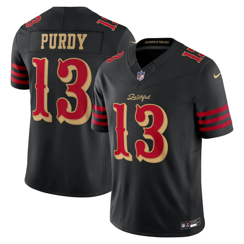 Brock Purdy San Francisco 49ers Nike Rivalries Collection Stitched Limited Jersey - Black