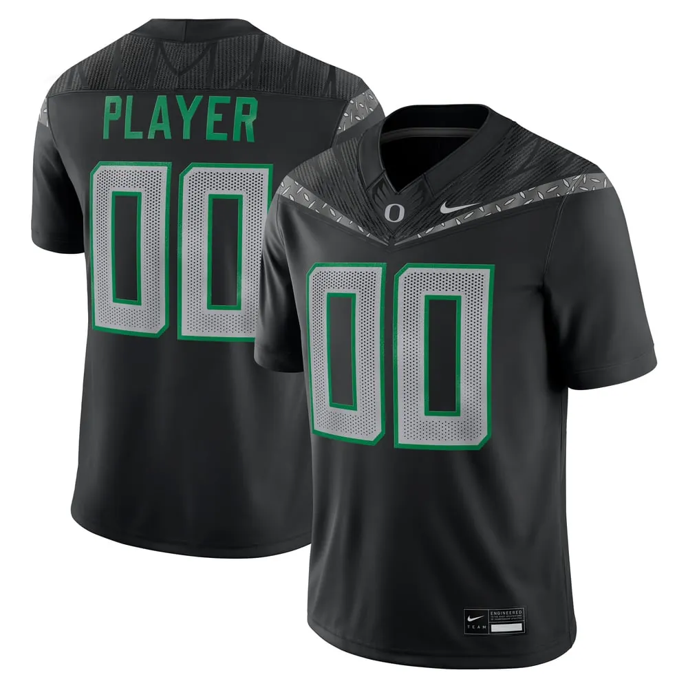 Oregon Ducks Nike NIL Pick-A-Player Game Jersey - Black