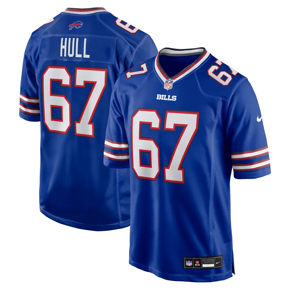 Kent Hull Buffalo Bills Nike Game Retired Player Jersey - Royal