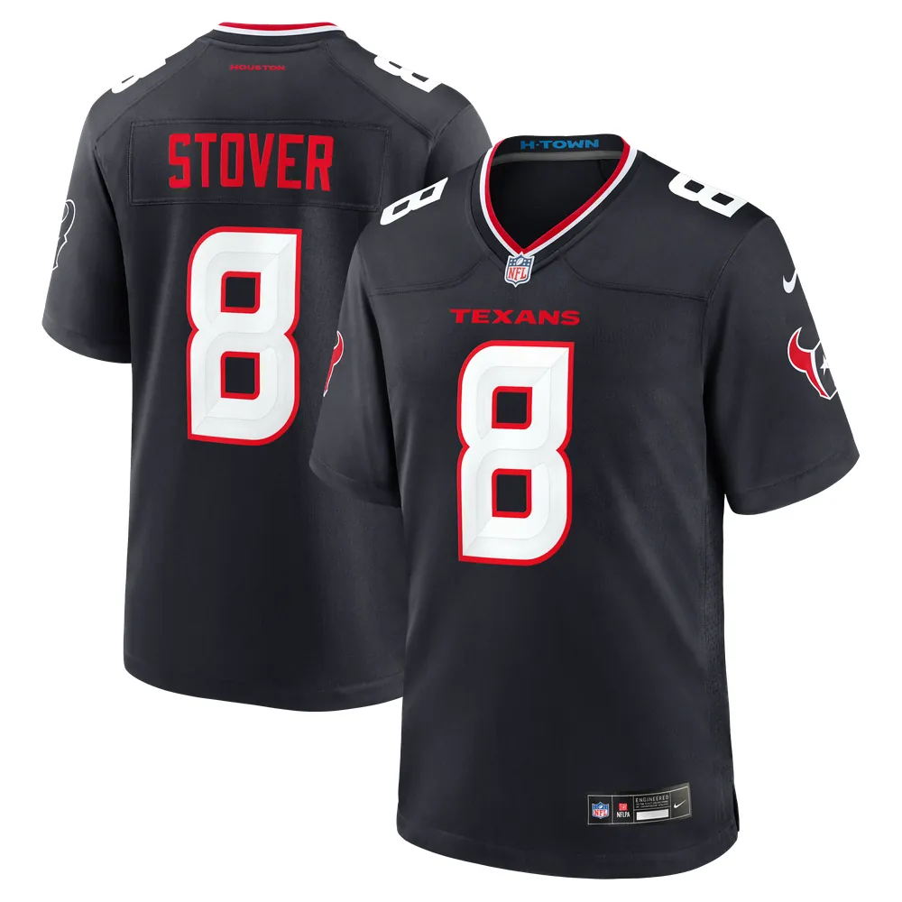 Cade Stover Houston Texans Nike Team Game Jersey -  Navy