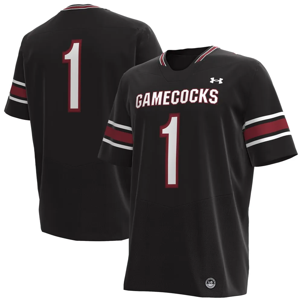 South Carolina Gamecocks Under Armour Premier Football Jersey - Black