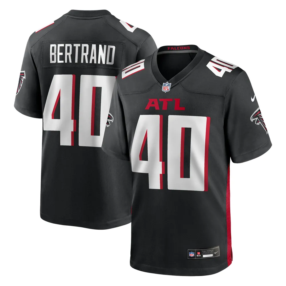 JD Bertrand Atlanta Falcons Nike Team Game Jersey -  Black