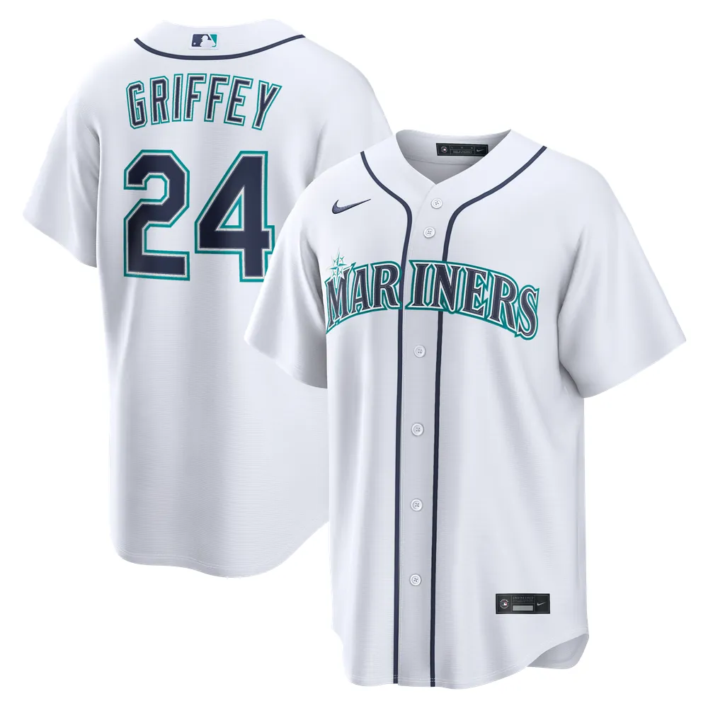 Ken Griffey Jr. Seattle Mariners Nike  Home Replica Jersey - White