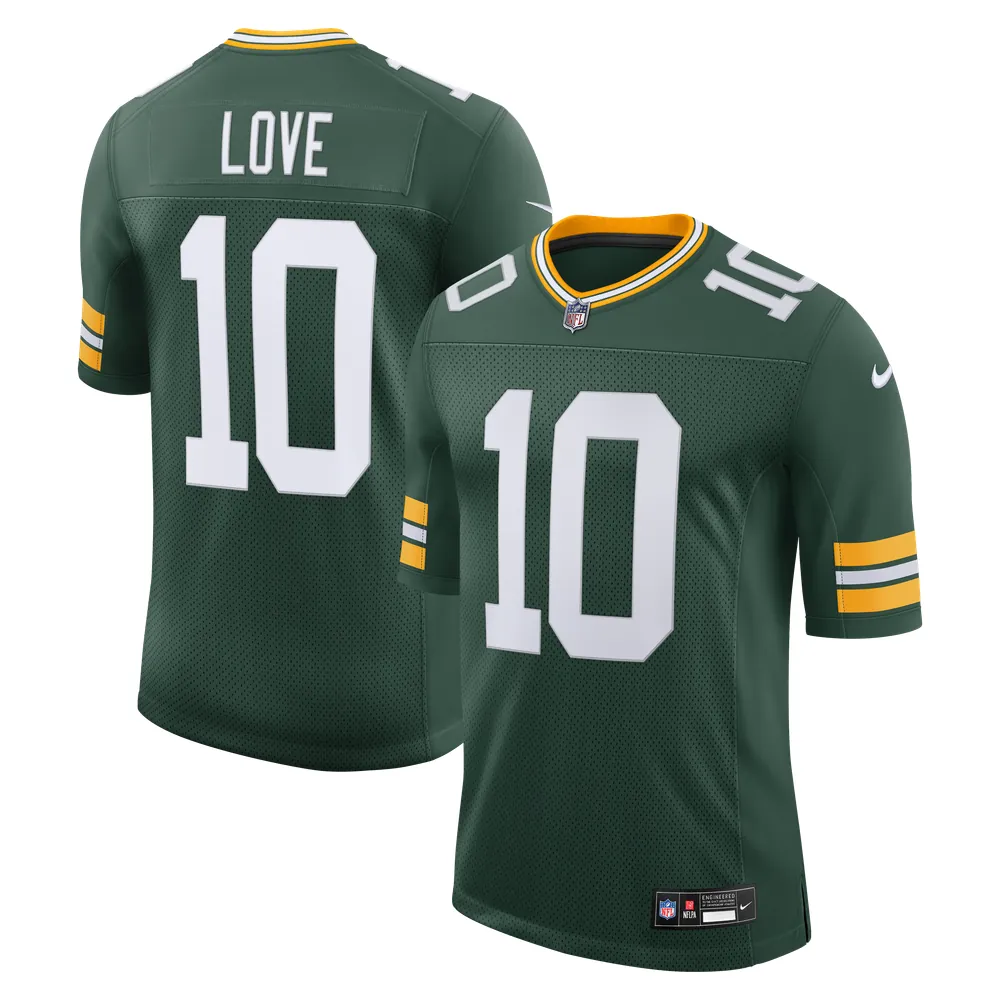 Jordan Love Green Bay Packers Nike Vapor Untouchable Stitched Limited Jersey - Green