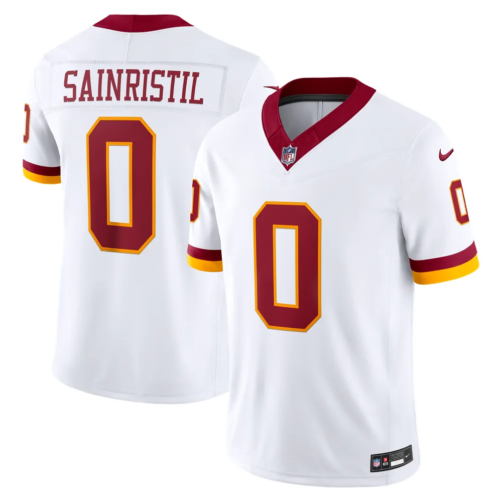 Mike Sainristil Washington Commanders Nike Vapor F.U.S.E. Stitched Limited Jersey - White