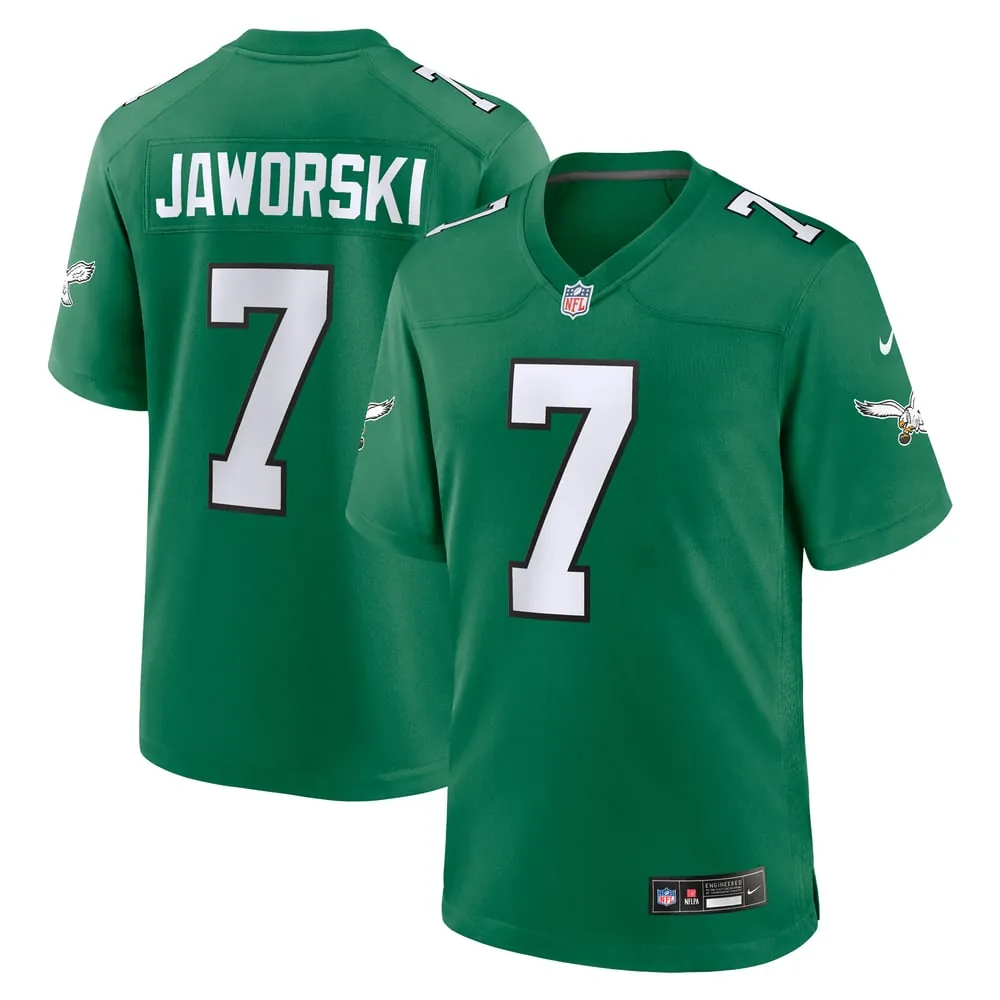 Ron Jaworski Philadelphia Eagles Nike Retired Player Alternate Game Jersey - Kelly Green
