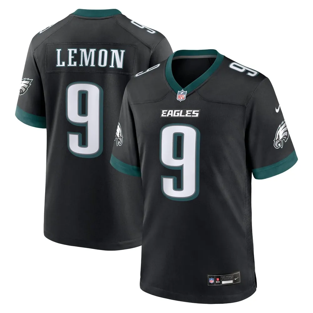 Makai Lemon Philadelphia Eagles Nike Alternate Game Jersey - Black