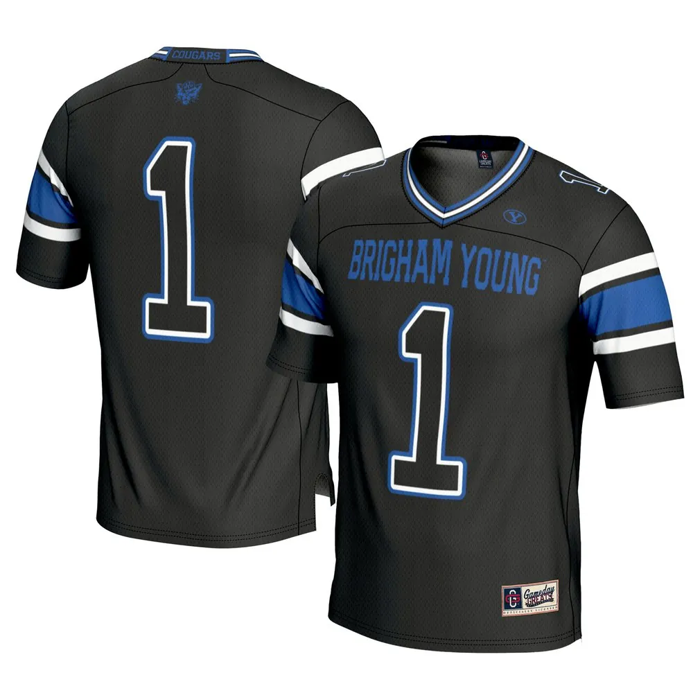#1 BYU Cougars GameDay Greats Football Jersey - Cardinal
