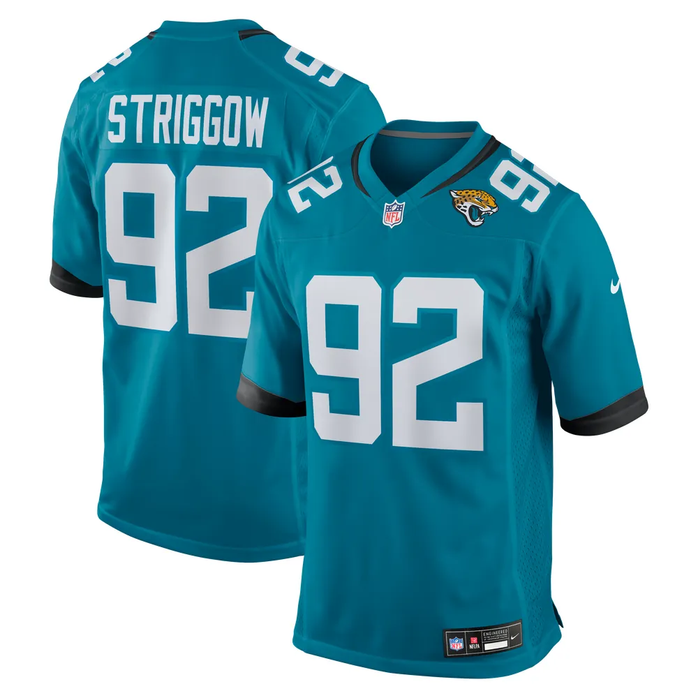 Danny Striggow Jacksonville Jaguars Nike Team Game Jersey -  Teal