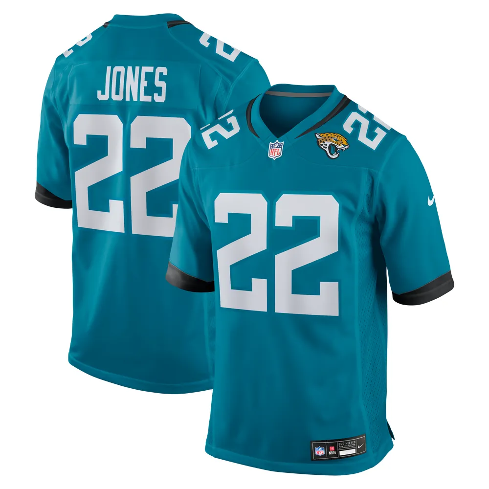 Jarrian Jones Jacksonville Jaguars Nike Team Game Jersey -  Teal