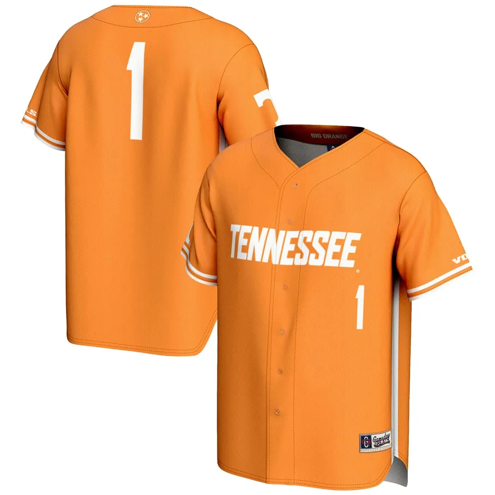 #1 Tennessee Volunteers GameDay Greats Youth Lightweight Baseball Jersey - Tennessee Orange
