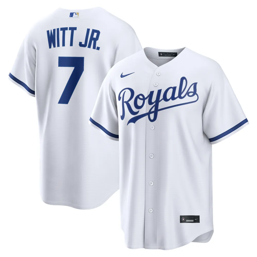 Bobby Witt Jr. Kansas City Royals Nike Home Replica Jersey - White