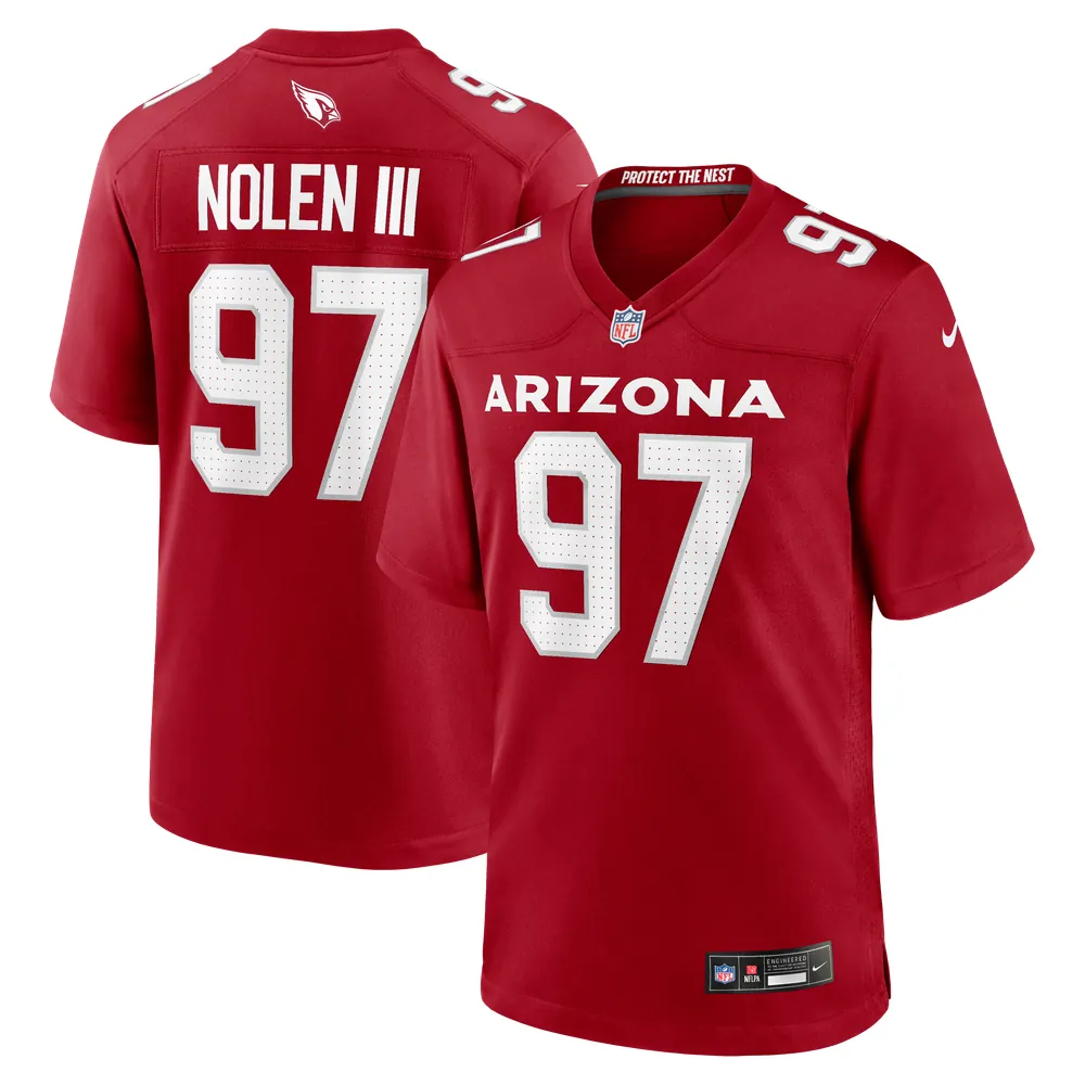 Walter Nolen Arizona Cardinals Nike Game Player Jersey - Cardinal