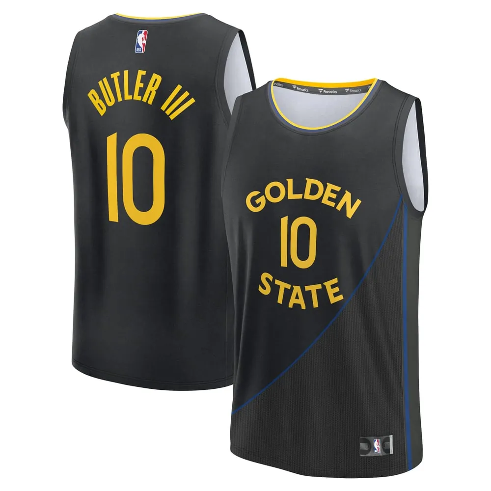 Jimmy Butler III Golden State Warriors Fanatics Fast Break Replica Player Jersey - Statement Edition - Black