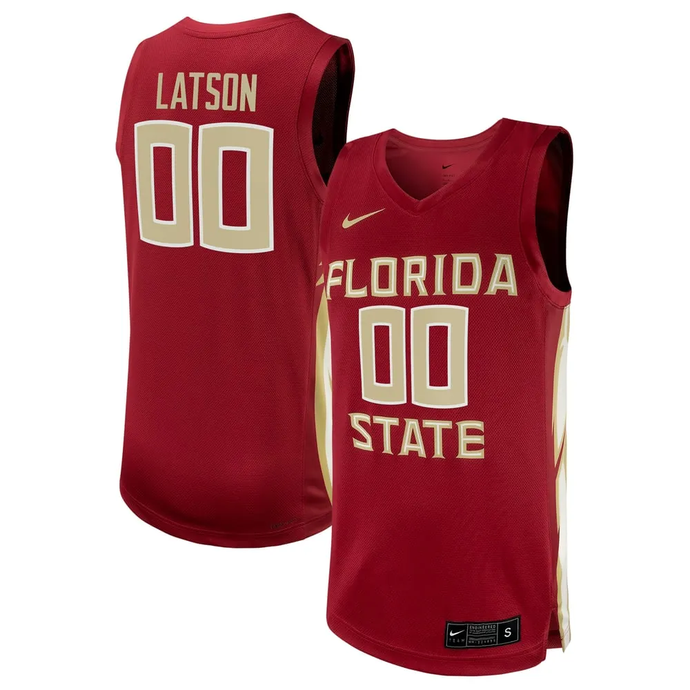 Ta niya Latson Florida State Seminoles Nike NIL Women's Basketball Replica Player Jersey - Garnet