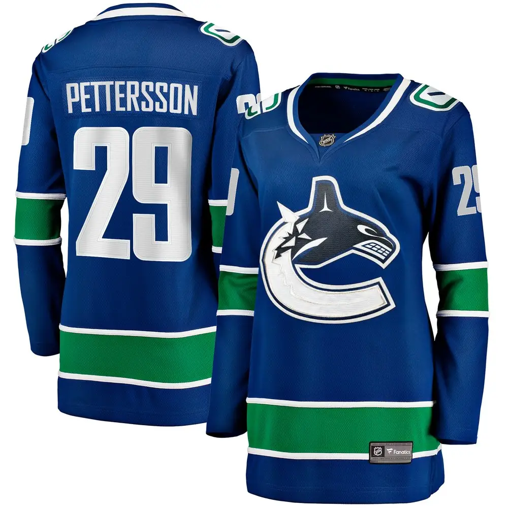 Marcus Pettersson Vancouver Canucks Fanatics Home Breakaway Jersey - Blue Marcus Pettersson Vancouver Canucks Fanatics Home Breakaway Jersey - Blue